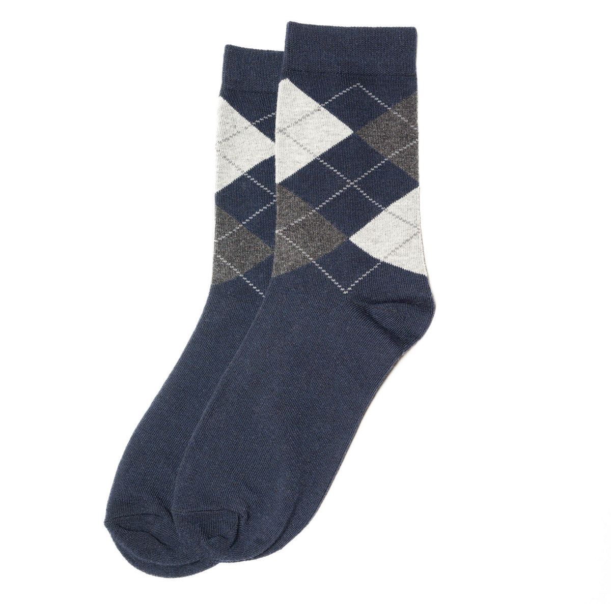 31 Pairs of Men's Argyle Dress Socks  High Cotton Available in Multiple Colors