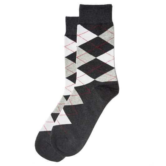 31 Pairs of Men's Argyle Dress Socks Low Cotton