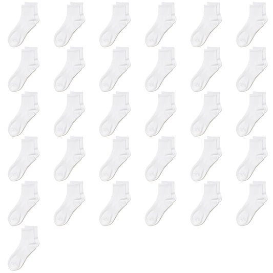 31 Pairs of High Cotton Mid Ankle Women's Socks