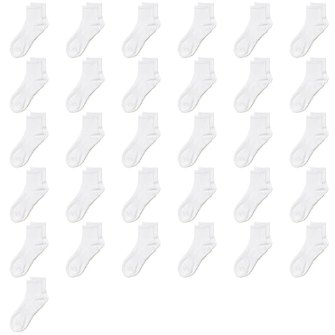 31 Pairs of High Cotton Mid Ankle Men's Socks