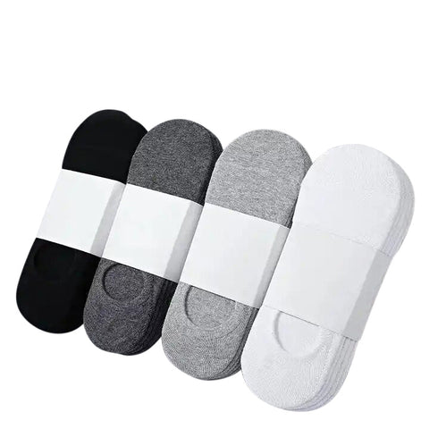 31 Pairs of Men's High Quality No-Show Cotton Socks With Multiple Color Options - New Socks Daily